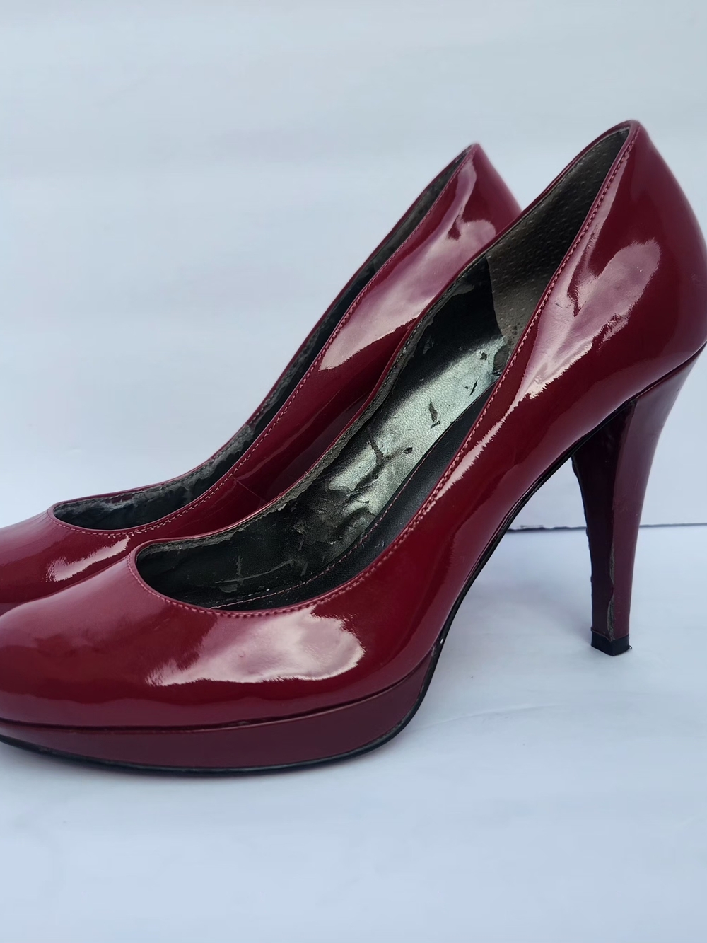 Marc Fisher,Women's Patent Leather Red Pumps Size 6.5